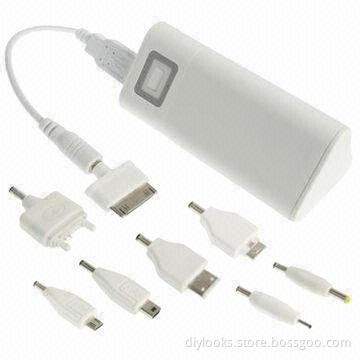 8,400mAh High-capacity MiMi Power Bank with 5.0V DC, 1,000mA Input